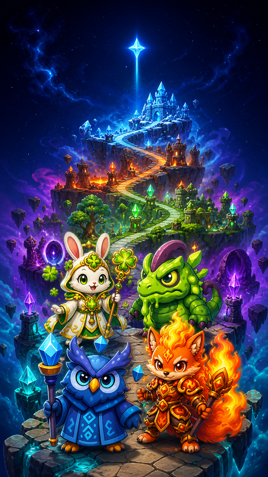 Starvoxel: Defender battlefield selection store artwork